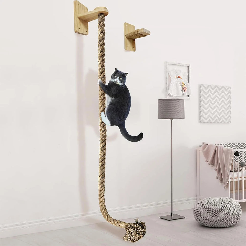 Cat Climbing Rope Wear Resist Climbing Training Rope Reusable Claw Grinding Tool for Cat Furniture Scratcher Play Equipment
