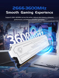 Netac DDR4 Ram Memory 8G 16G DDR4 3200MHz 3600MHz 8GX2 16GX2 Shadow Ill UDIMM DDR4 1.35V XMP2.0 with Metal HeatSink for Desktop