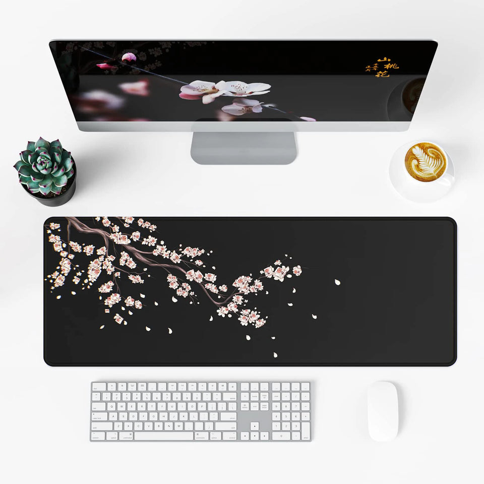 1PC Large Mouse Pad, Office Gaming Table Mat, Non-slip Rubber Base Washable Mouse Pad For Work, Gaming And Office