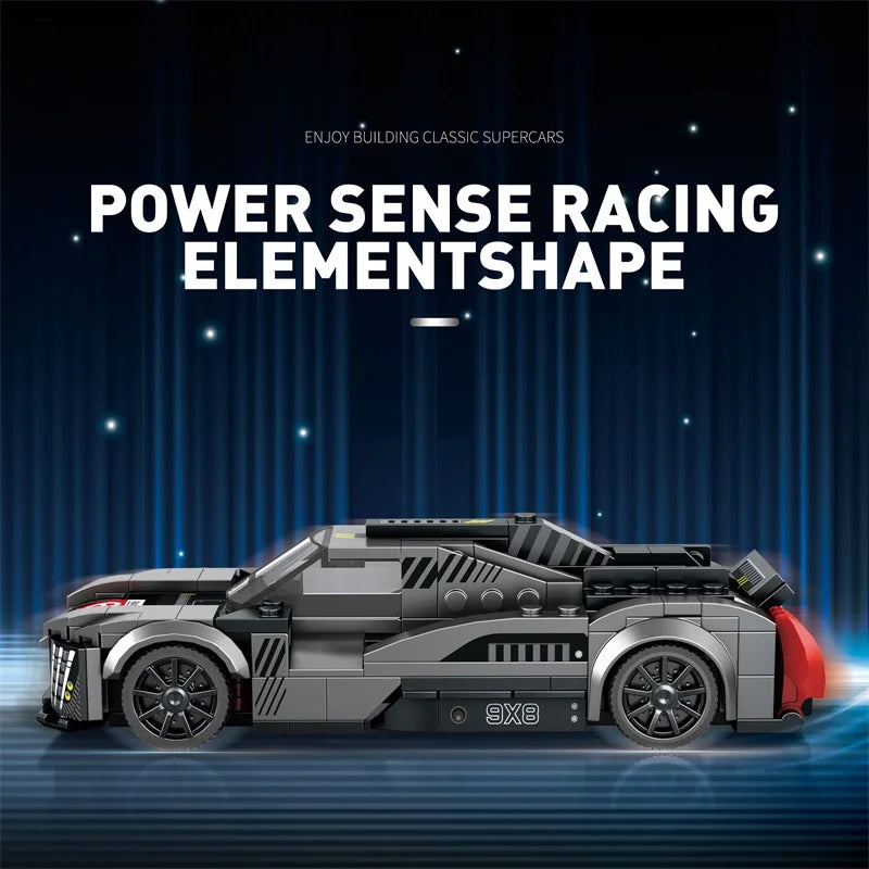 280PCS Sports Car Building Blocks City Racing Assemble Toys  Supercar Model Bricks Desktop Ornaments Children's Holiday Gifts