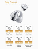 QCY T33S Open Ear Earbuds Crossky C30S Ultra-Comfort Clip On Ear Buds Wireless Bluetooth 6.0 LDAC Hi-Res Audio 40H Earphones