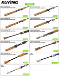Deliver from USA KUYING TETON TTC662L TTC632UL TTS662L TTC602LS TTS602LS Fishing Lure Rod Casting Spinning River Stream Carbon