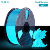 SUNLU PLA Glow in Dark PLA Filament Neatly Wound Luminous 1.75mm 1KG/Roll Fit Most FDM 3D Printer Fast Shipping EU Warehouse