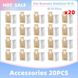 Compatible for Ecovacs Deeboot N10 / N10 Plus Replacement Accessories Parts Main Side Brush Hepa Filter Dust Bag Mop Cloth