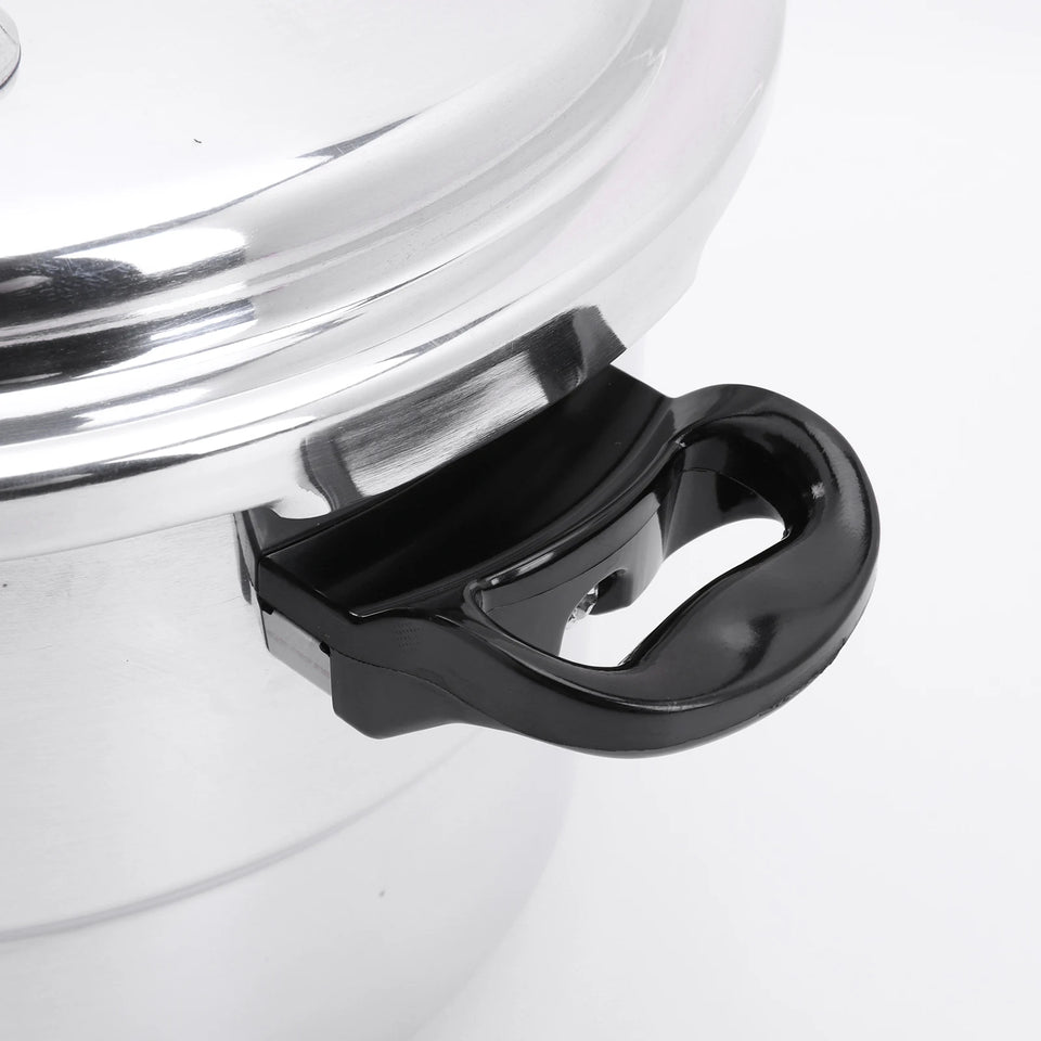 Aluminum Pressure Cooker with Steaming Plate Pressure Cooker Household Stovetop Pressure Canner for Gas and Induction Stoves