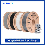 ELEGOO RAPID PLA+ Filament 1.75mm, 3D Printer Filament, Support 30-600mm/s Printing Speed, Compatible with Most FDM 3D Printers