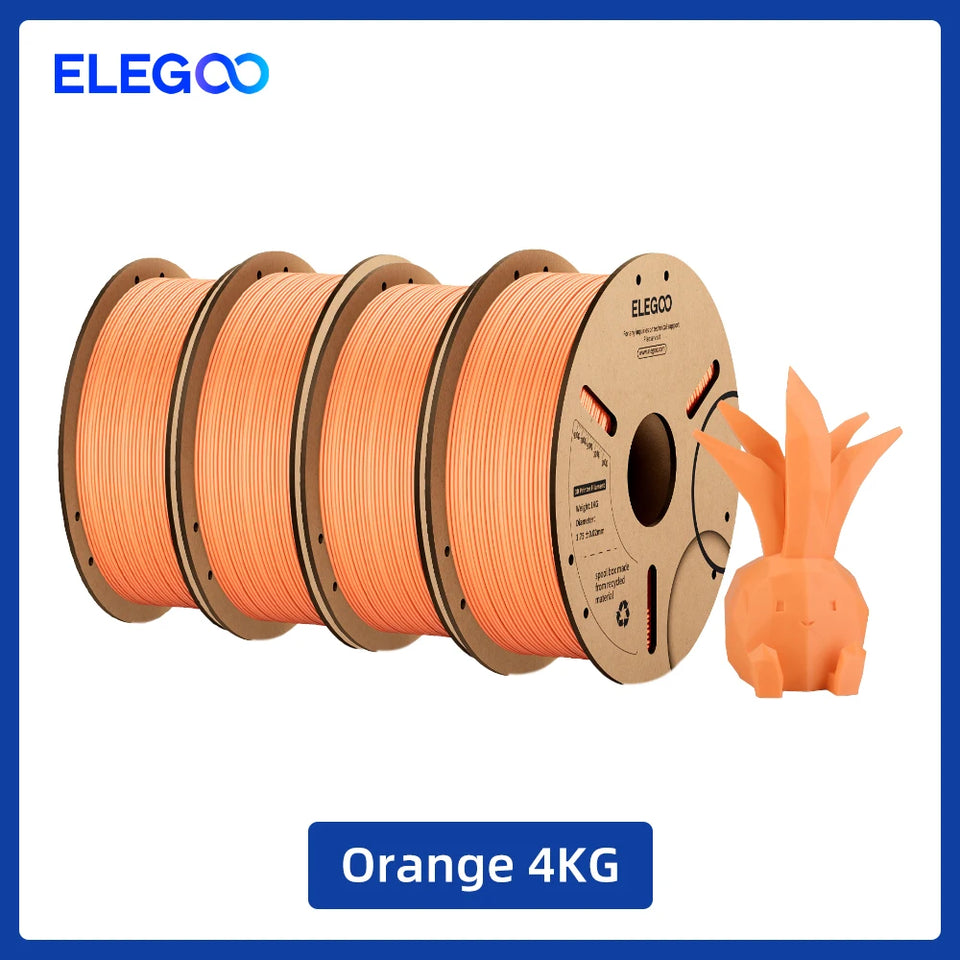 ELEGOO 2KG/4KG/5KG/10KG 1.75mm PLA Filament Plastic 3D PLA for EU US