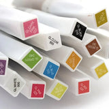 1PC ZIG Kuretake Wink of Stella Bling Brush Pen Multicolor Shiny Watercolor Flashing Powder Soft Glitter Pens MS-56 Marker