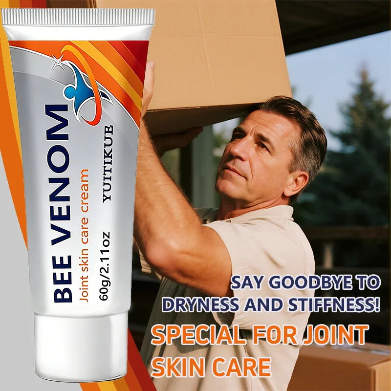 YUITIKUE Bee Venom Joint Skin Care Cream Moisturize Relieve Dryness Stiffness Silky Smooth Non-Sticky Easy Absorb