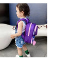 Childrens Anti Slip Backpack 1-3Years Old Space Rocket Towing Rope Kindergarten Backpack Childrens Early Education Bag New Model