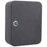 Combination Key Cabinet 20 Key Hooks Key Box Wall Mounted with Key/Code Lock Key Cabinet Security Lock Box Locking Key Cabinet