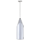 1PC Handhold Milk Frother Battery Operated Foam Maker Electric Egg Beater Whisk Stainless Steel