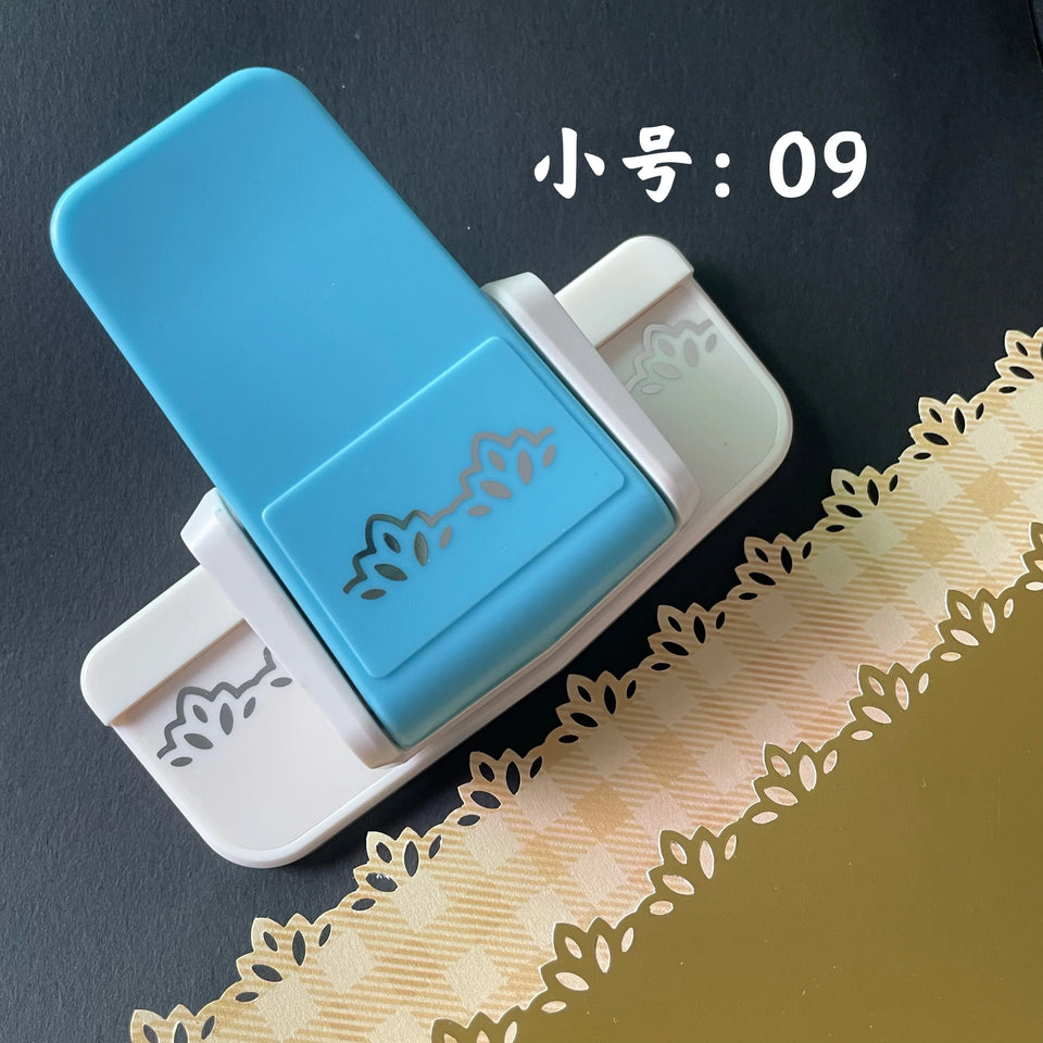 Effort-saving Embossing Device Hollow Lace Edge Pressing Device Punching Device Diy Kindergarten Handmade Greeting Card