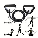 Resistance Band Set with Handles – 3 Levels of Strength for Home Gym, Yoga & Rehab, Full Body Workout Kit