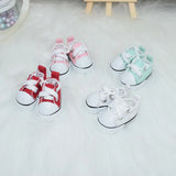 Hand-made Doll Shoes Replacement 4.5cm Doll Replacement Accessories Multiple Styles DIY Canvas Shoes for 15CM Cotton Doll
