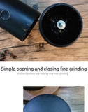 Portable Electric Coffee Grinder with USB Charging Adjustable Ceramic Grinding Core Long Endurance for Outdoor Travel