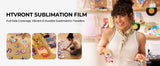 HTVRONT Printable Sublimation Heat Transfer Film for Phone Case Heat Press，10/20Pack A4 8.5" x 11" Sublimation Transfer Paper