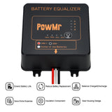 PowMr 24V 48V Battery Equalizer Voltage Balancer for Lead Acid, Lithium Batterries Series-Parallel Connected Charge Controller