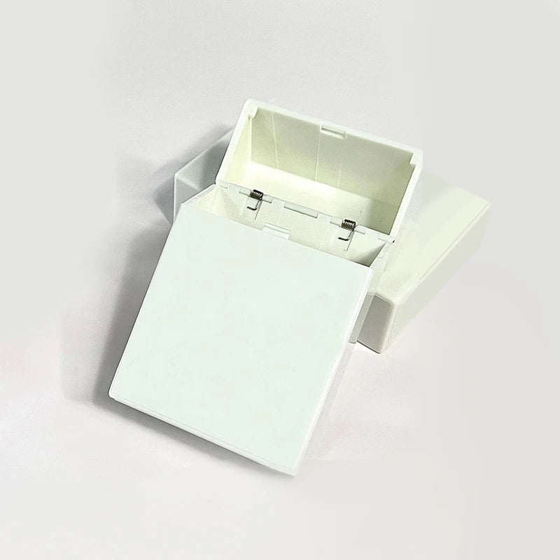 INS White 3 inch Korean Photocard Storage Box Photo Small Card Organizer Storage Case Desk Organizer Box School Stationery