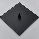 Rainfall Shower Head LED Light 12/16" Large Brass Rainfall Shower Faucet Head Square Shape/Color Changed