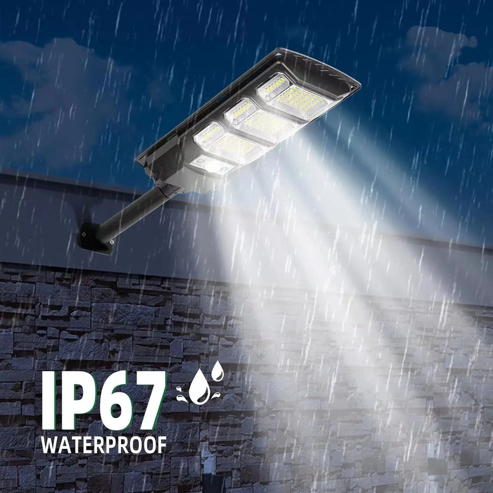 1/2pcs Solar Light Commercial LED Outdoor Dusk To Dawn Solar Street Light Road Area Lamp Waterproof Backyard Security Lighting