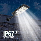 1/2pcs Solar Light Commercial LED Outdoor Dusk To Dawn Solar Street Light Road Area Lamp Waterproof Backyard Security Lighting