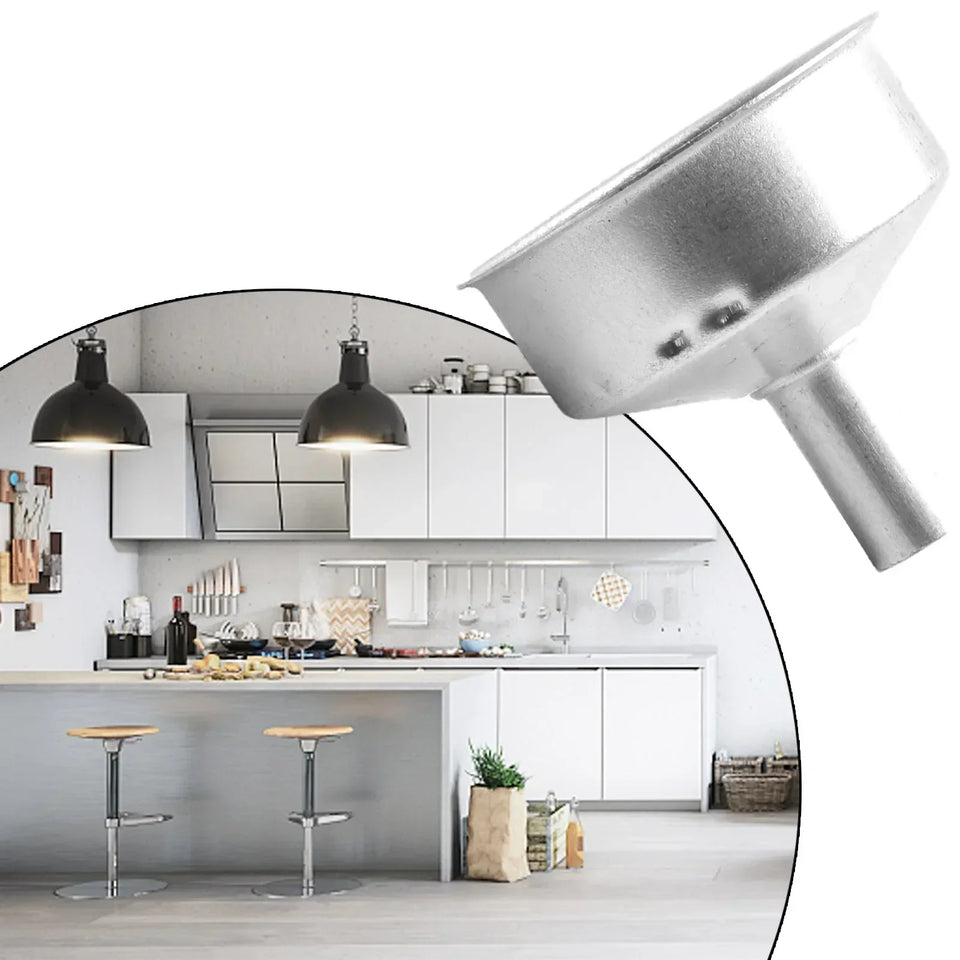 Aluminium Moka Funnel Filter Replacement For Espresso Coffee 1/2/3/6/9/12 Cups Suits Most Moka Percolators Coffee Tools