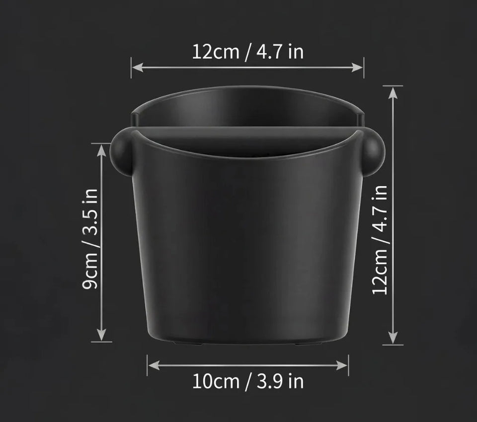 Coffee Knock Box Espresso Grounds ContainerDump Bin Bucket Anti Slip Powder BeveledResidue Barista Accessories Maker Tools