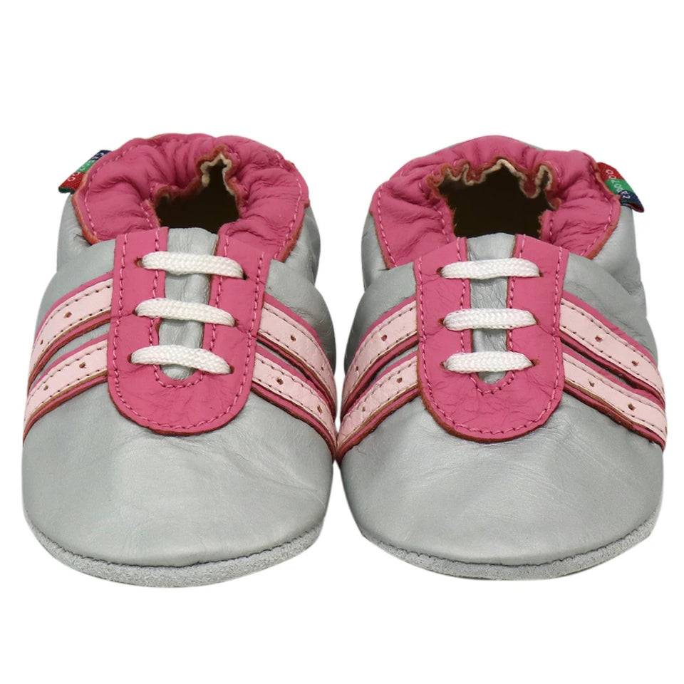002Carozoo Girl Boy Shoes Soft Sheepskin Leather Shoes Skid-Proof Soft Soled Shoes Baby First Walkers Shoe Fit 0-24 Monther