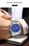 CHENXI Business Quartz Man Wristwatch Multi-function Luminous Calendar Men's Watches Waterproof Chronograph Stop Watch