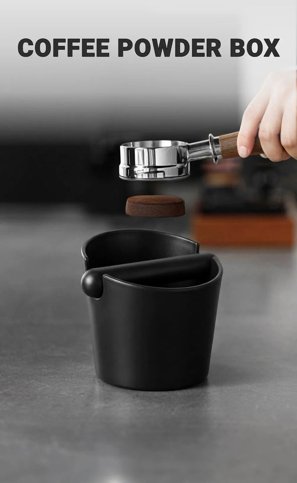 Coffee Knock Box Espresso Grounds ContainerDump Bin Bucket Anti Slip Powder BeveledResidue Barista Accessories Maker Tools