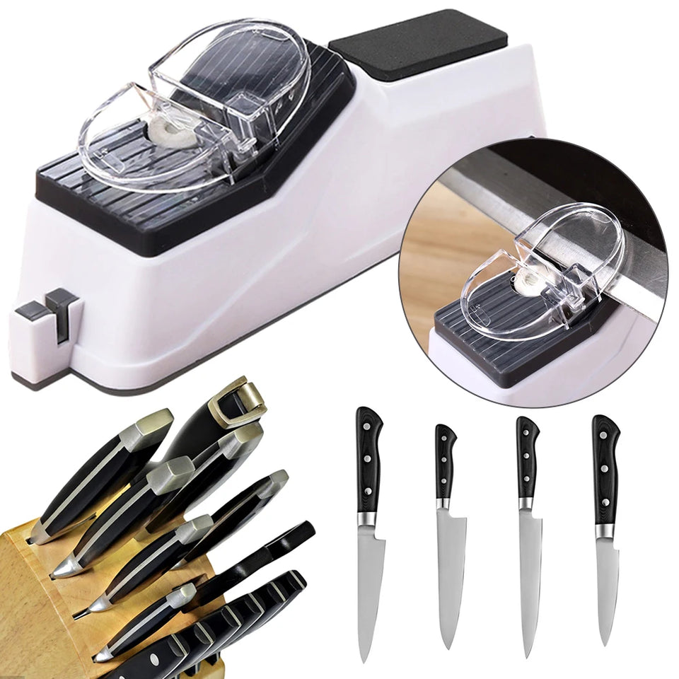 Knife Sharpener Adjustable Electric Knife Sharpeners Household Fast Sharpening Tool Kitchen Knives Tool Knife Scissor Sharpening