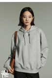 Women Plush Hoodies Sweatshirt 2024 Autumn Long Sleeve Loose Hooded Sweatshirt Versatile Leisure Multicolor Warm Pullover Tops