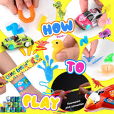 350Pcs Kids Party Favor Set Fun Birthday Wedding Carnival Christmas Gifts Pack for Kindergarten Prizes Guest Toy Collection