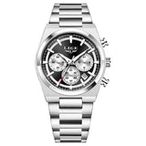 LIGE Top Luxury Man Quartz Watch Waterproof Luminous Date Chronograph Watches For Men Stainless Steel Fashion Men's Watch Reloj