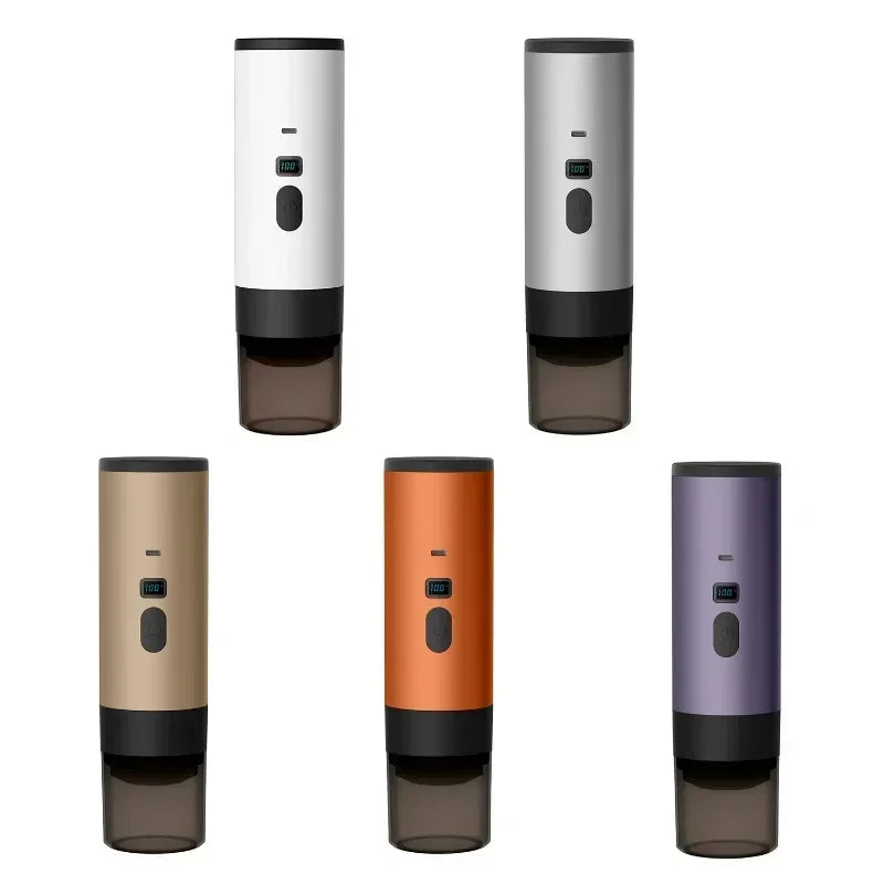 Wireless Electric Portable Espresso Coffee Machine High-capacity For Car & Home Camping Coffee Maker Capsule Powder Travel New