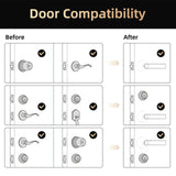 Viladepot Smart Lock Fingerprint Door Lock App Control TYPE-C Interface Passcode Unlock Electronic Touchscreen Keypad