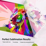 HTVRONT 150 Sheets 8.5 x 11 Inch Sublimation Paper 120g Heat Transfer Paper for Inkjet Printer T-shirt Clothes Printing 21X28cm