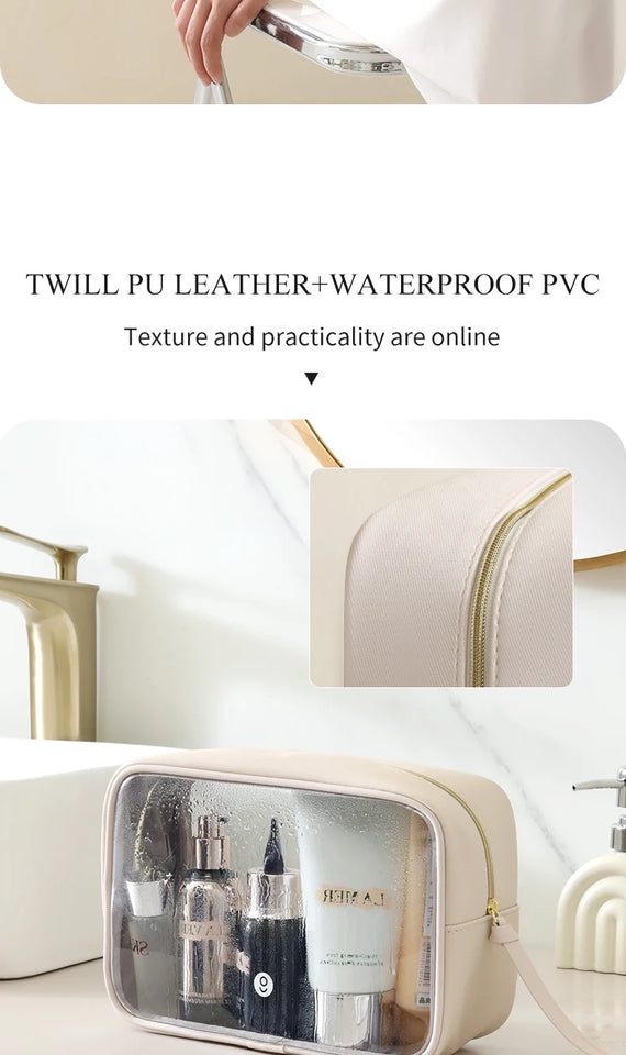 Tianzong Toiletry Bag Portable Travel Business Trip Cosmetics Bag Waterproof Transparent Cosmetic Bag