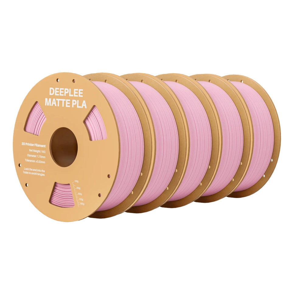 DEEPLEE Matte PLA Filament 1KG,1.75mm FDM 3D Printer Filament Dimensional Accuracy +/- 0.02mm, 1kg Carboard Spool (2.2lbs)