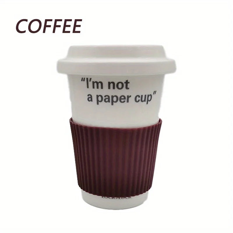Silicone Cup Sleeve Portable Heat Insulation Coffee Cup Cover Ceramic Cup Cover Non-slip Bottle Sleeves Colored Mug Sleeve