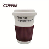 Silicone Cup Sleeve Portable Heat Insulation Coffee Cup Cover Ceramic Cup Cover Non-slip Bottle Sleeves Colored Mug Sleeve