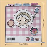 Children's Stress Relief Toys Beauty Salon Simulation Quiet Book DIY Material Package Handmade Toys Early Education Puzzle Stres