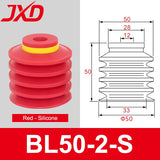 10PCS JXD PIAB Type BL20/30/40/50mm Vacuum Sucker 5-Layer Silicone Suction Cup for Irregular Soft Bag Packaging Robot Component