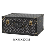 Clothes Storage Boxes Lids Large Capacity Bedroom Storage Boxes Makeup Stationery Organizers Box Toy Props Handicrafts Home