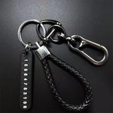 Mobile Phone Number Plate Woven Rope Car Key Anti-loss Phone DIY Pendant Men's and Women's 8-shaped Key Chain Key Chain