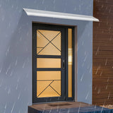 Clear Rain Shelter Cover,PET Rust-Resistant Window Wall Mounted Awning Front Door Canopy,for Entrances,Bike,Gazebos,Balcony