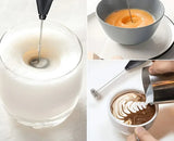 Electric Milk Froth Stirrer Wireless Coffee Whisk Handheld Egg Beater Cappuccino Foam Stirrer USB Portable Kitchen Tools Frother
