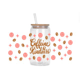 Coffee vibe Series easy peel waterproof DIY decoration decals 3D transfers uvdtf crystal sticker 16oz uv dtf cup wraps