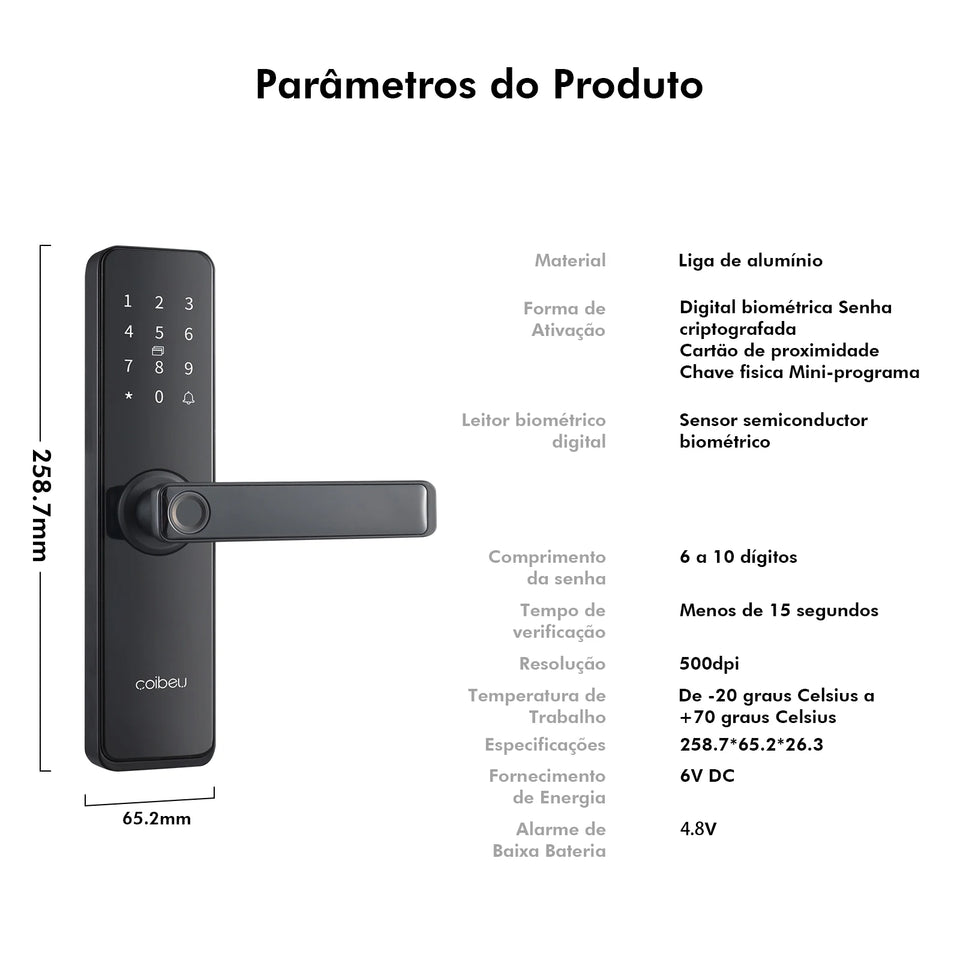 Digital Electronic Lock, Electronic Lock, Smart Lock, Digital Lock, Tuya Wifi Electronic Lock